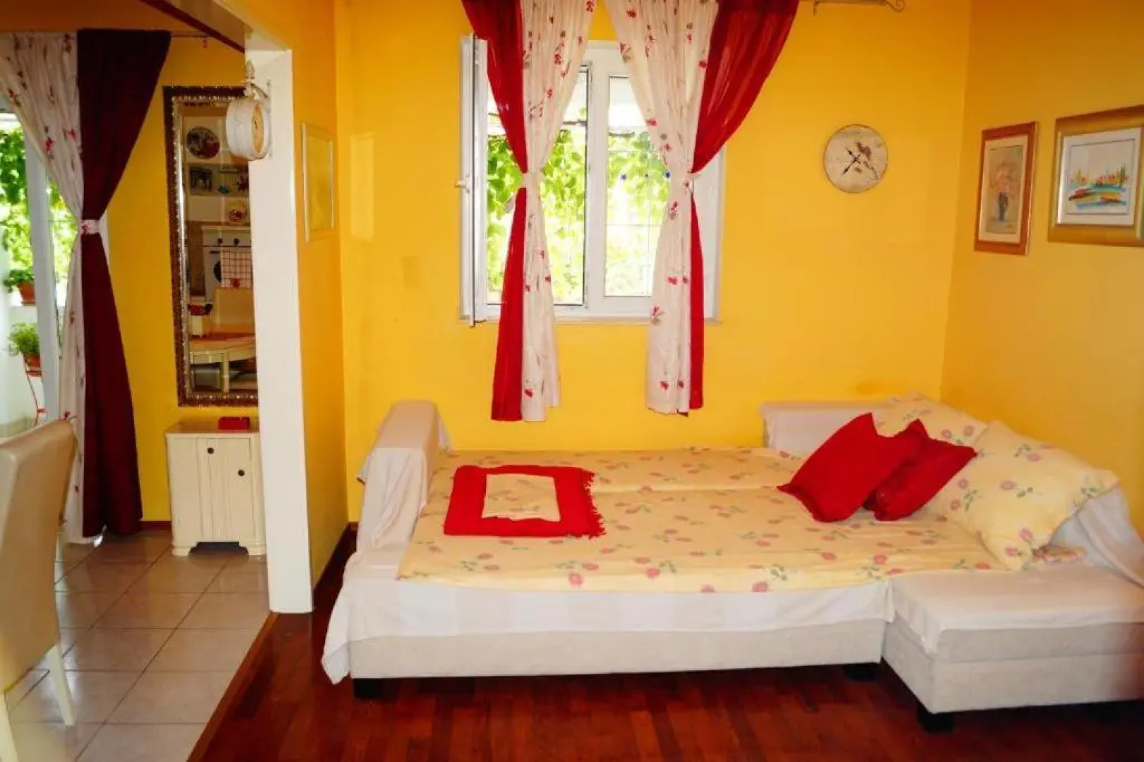 20 meters from the beach