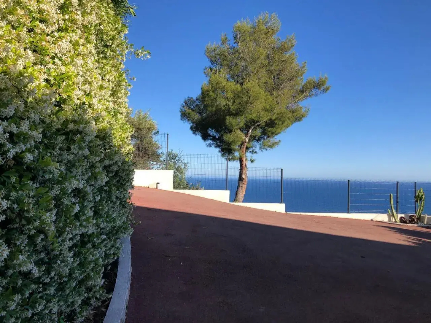 Vue mer.Tranquilité.Cap d'Ail à 10 mn de MONACO