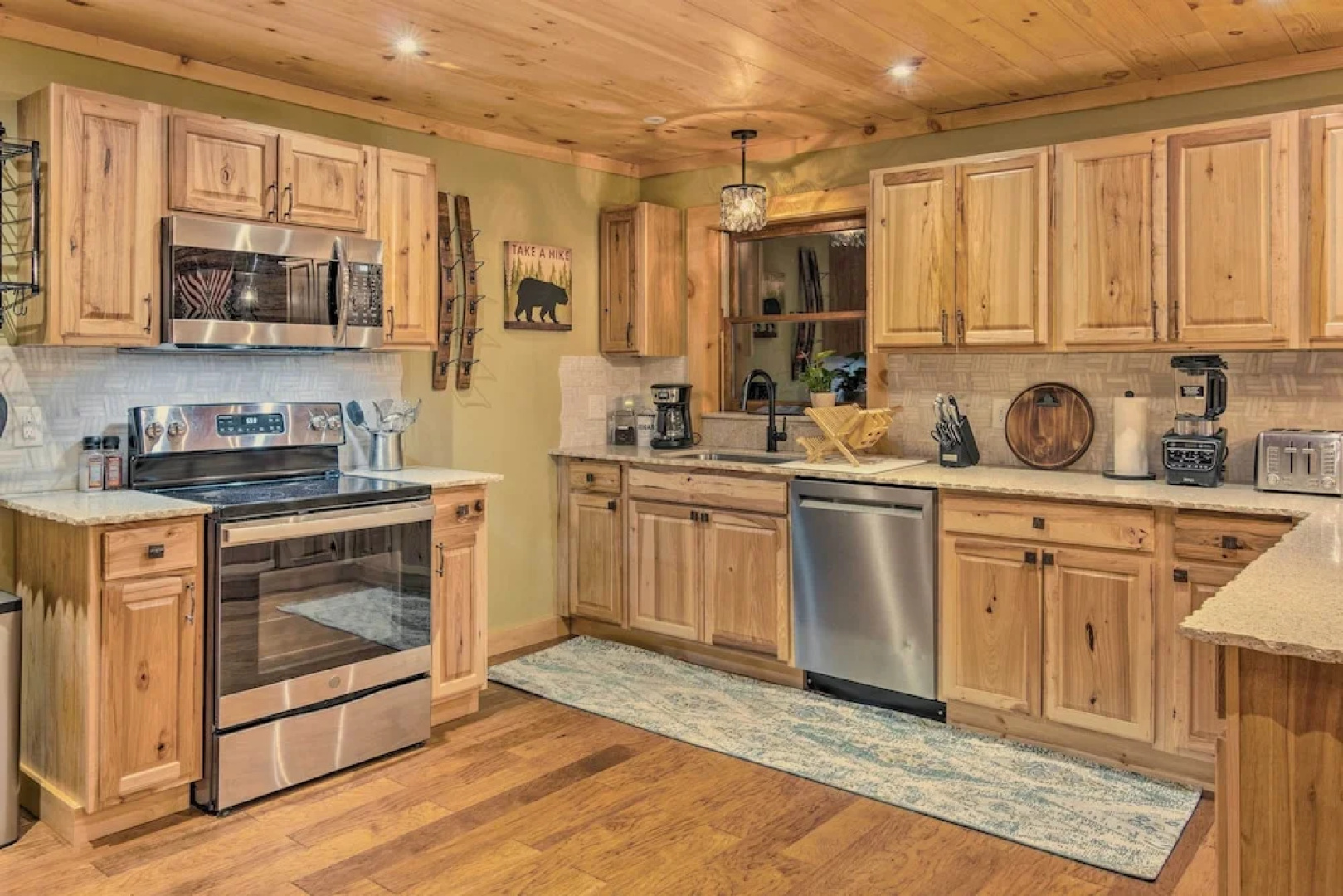 Deck & Views: Hendersonville Cabin, Roads Are Open