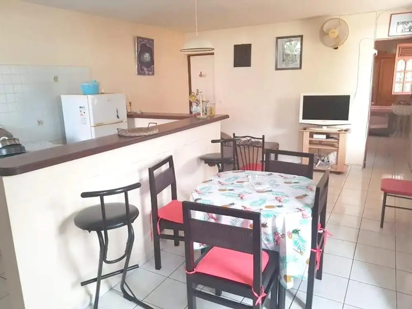 Apartment with 2 Bedrooms in Baie-Mahault, with Pool Access, Furnished Terrace And Wifi - 15 Km From the Beach