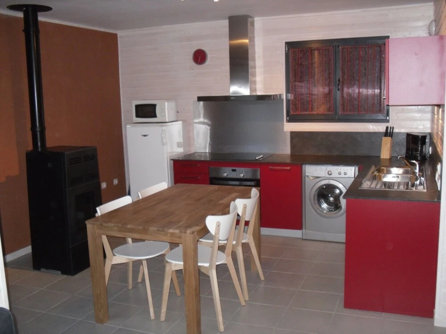 Chalet bois tout confort avec Spa