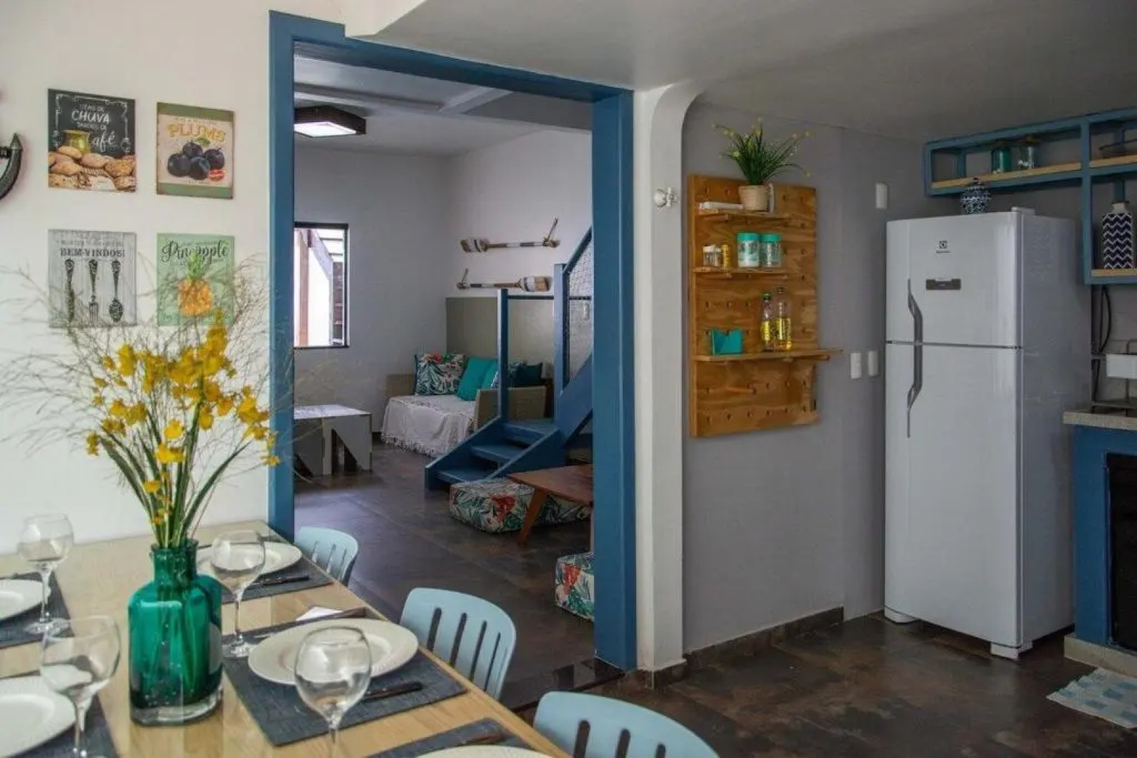 Casa do Beiral Azul: •5 Qts •Pé na areia •Piscina