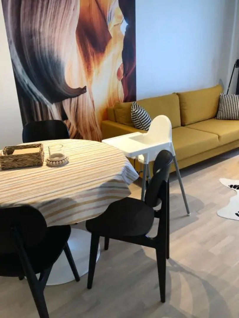 2 rooms, in front of the sea, free parking