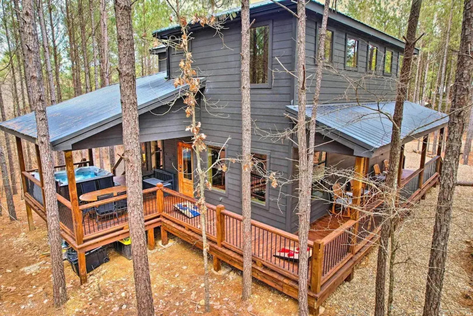 'sutton Ridge' Cabin Rental: Hot Tub & Swing Set!