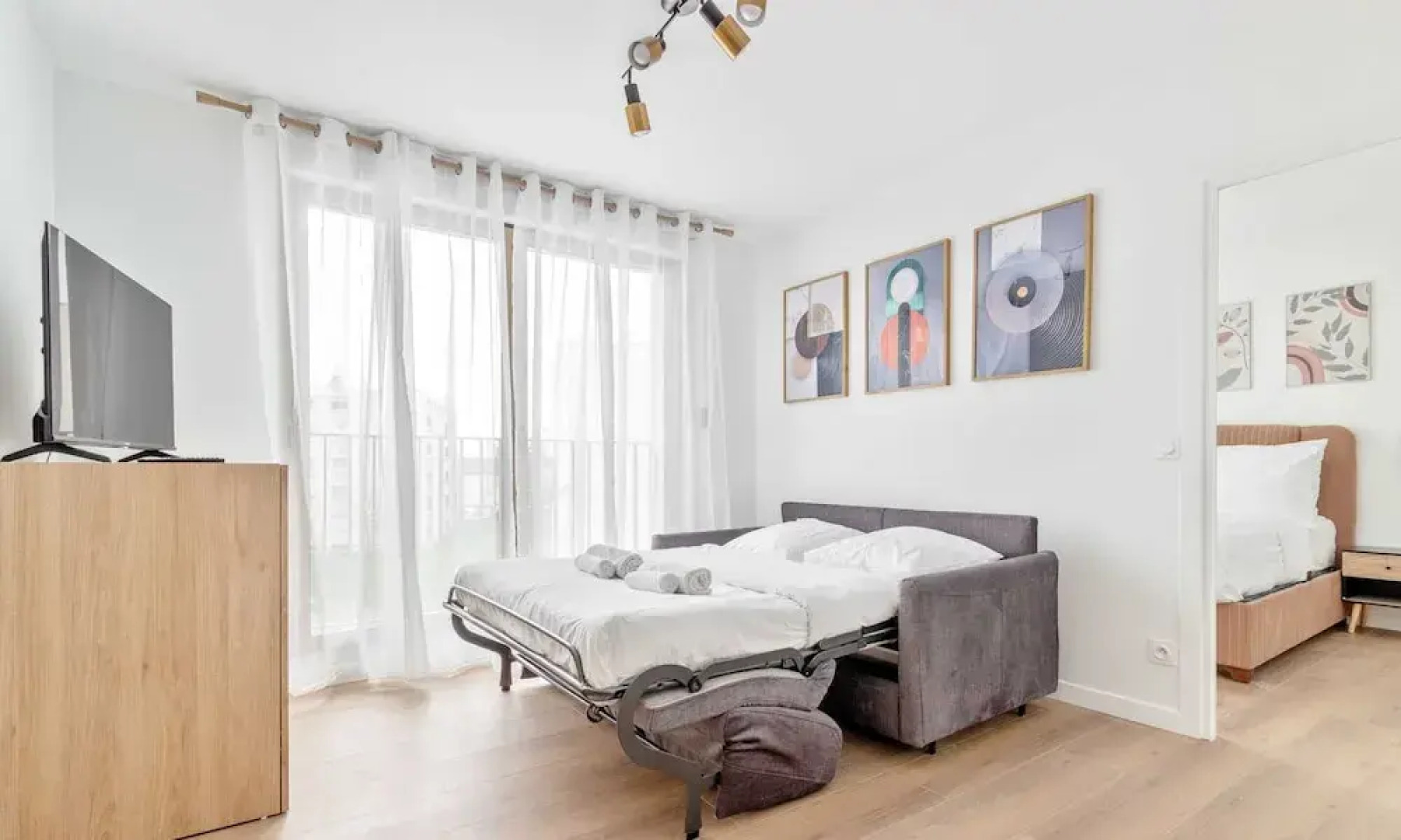 Pleasant apt With Balcony -6p-proche Disney/paris
