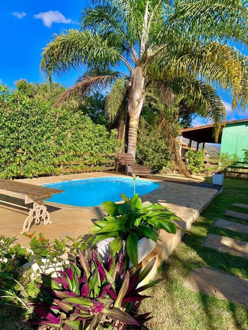 Charme e Aconchego - Casa para 10 pessoas com 3 quartos