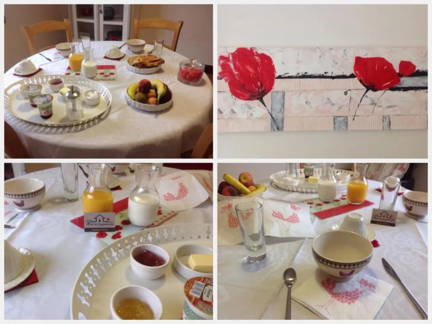 Villa miel et coquelicots