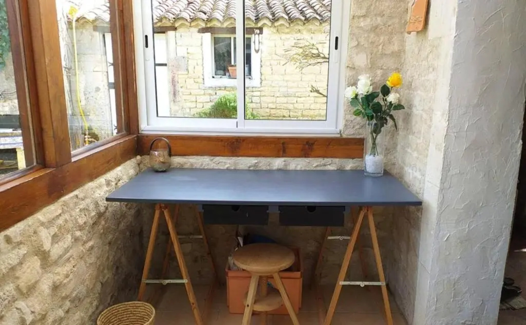 Maison d'une chambre avec jardin clos et wifi a Sigogne