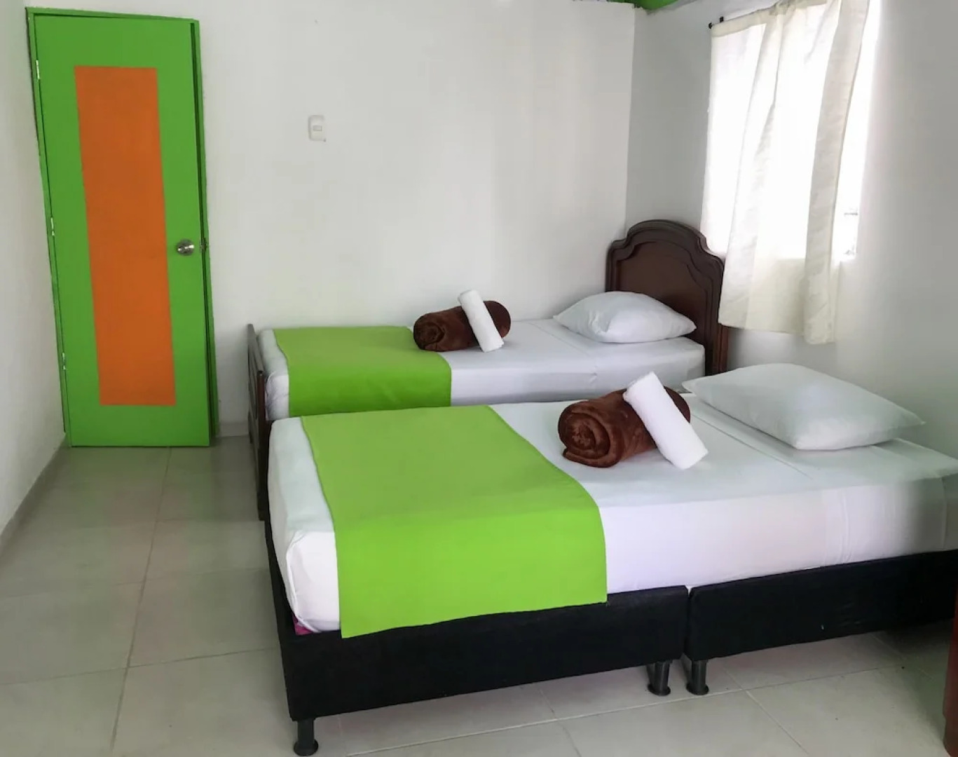 Room-room With 1 Double bed and 2 Single