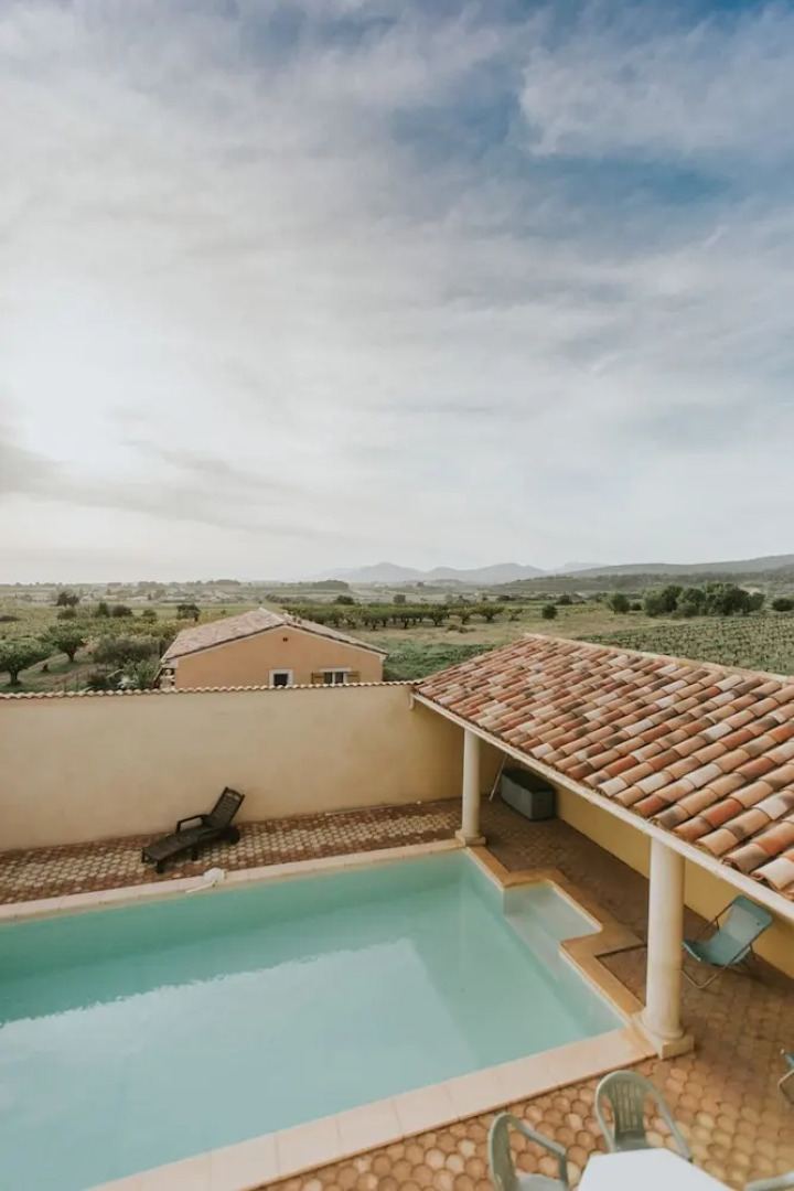 House With 3 Bedrooms in Saint-pierre-de-vassols, With Private Pool, E