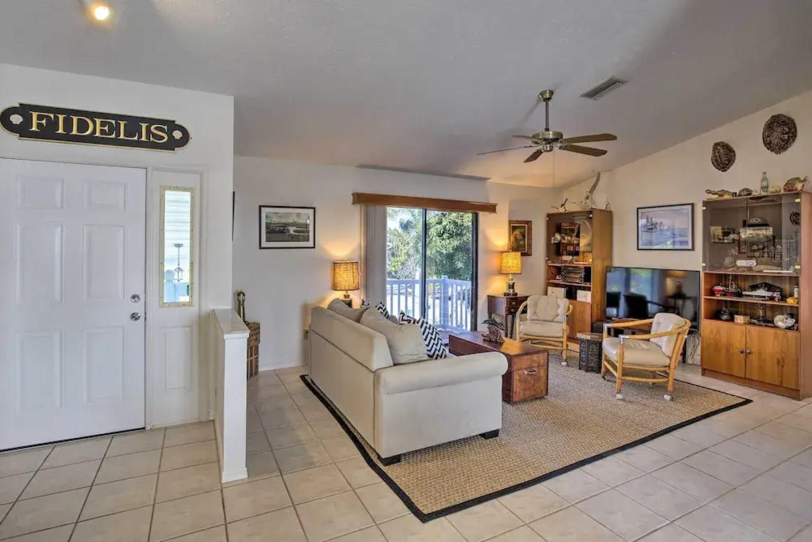 Private Pool & Deck: Canalfront St James City Home