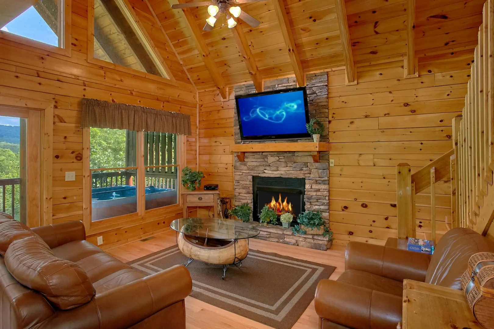A Mountain View Theater Lodge Holiday home