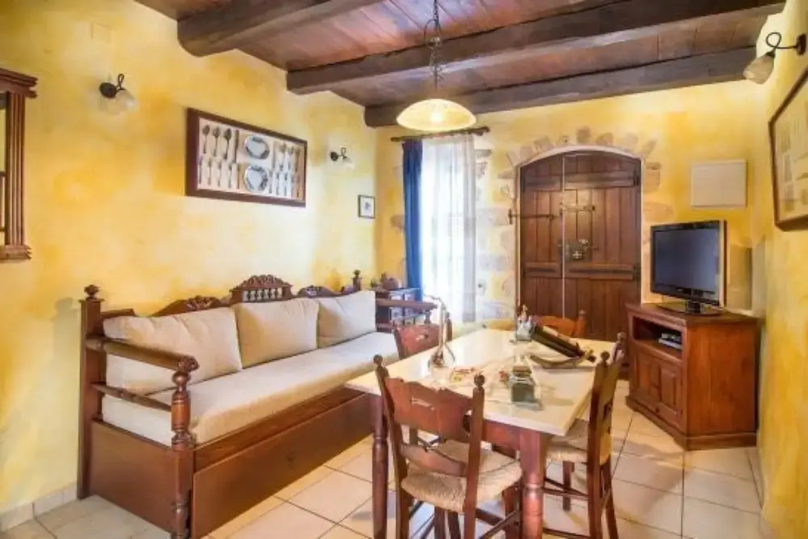 Samonas Traditional Villas Blue Villa Mantzourana - 55m Maisonette