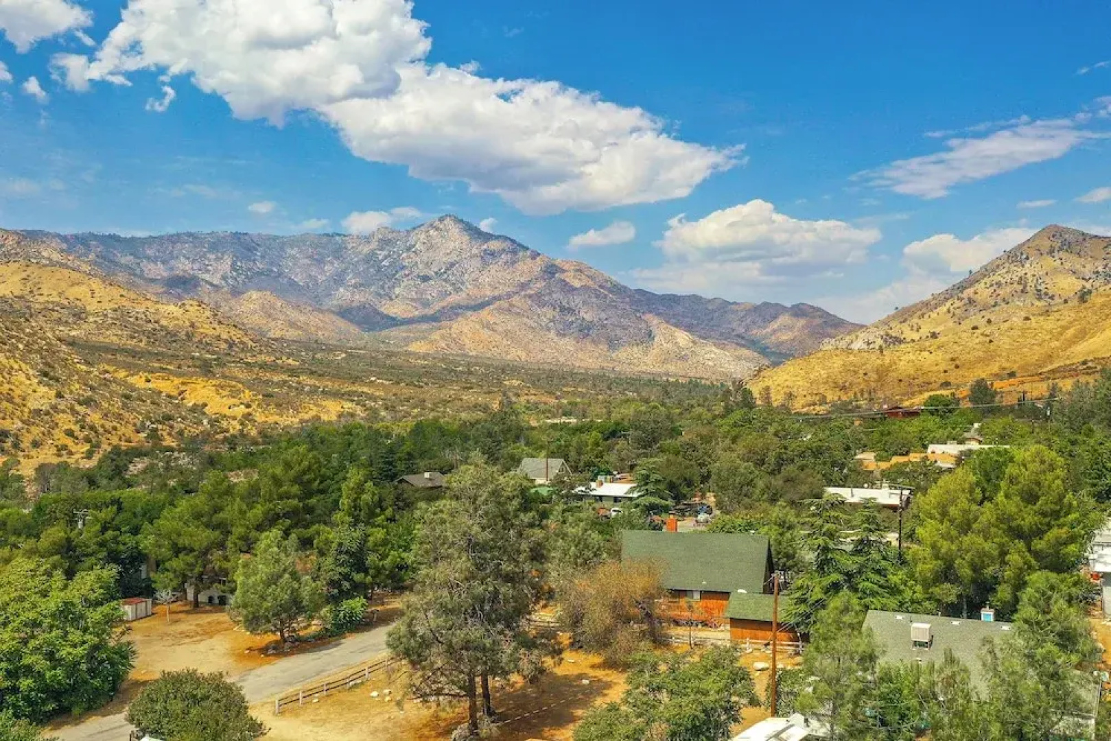 Walk to Riverfront Beach: Kernville Escape