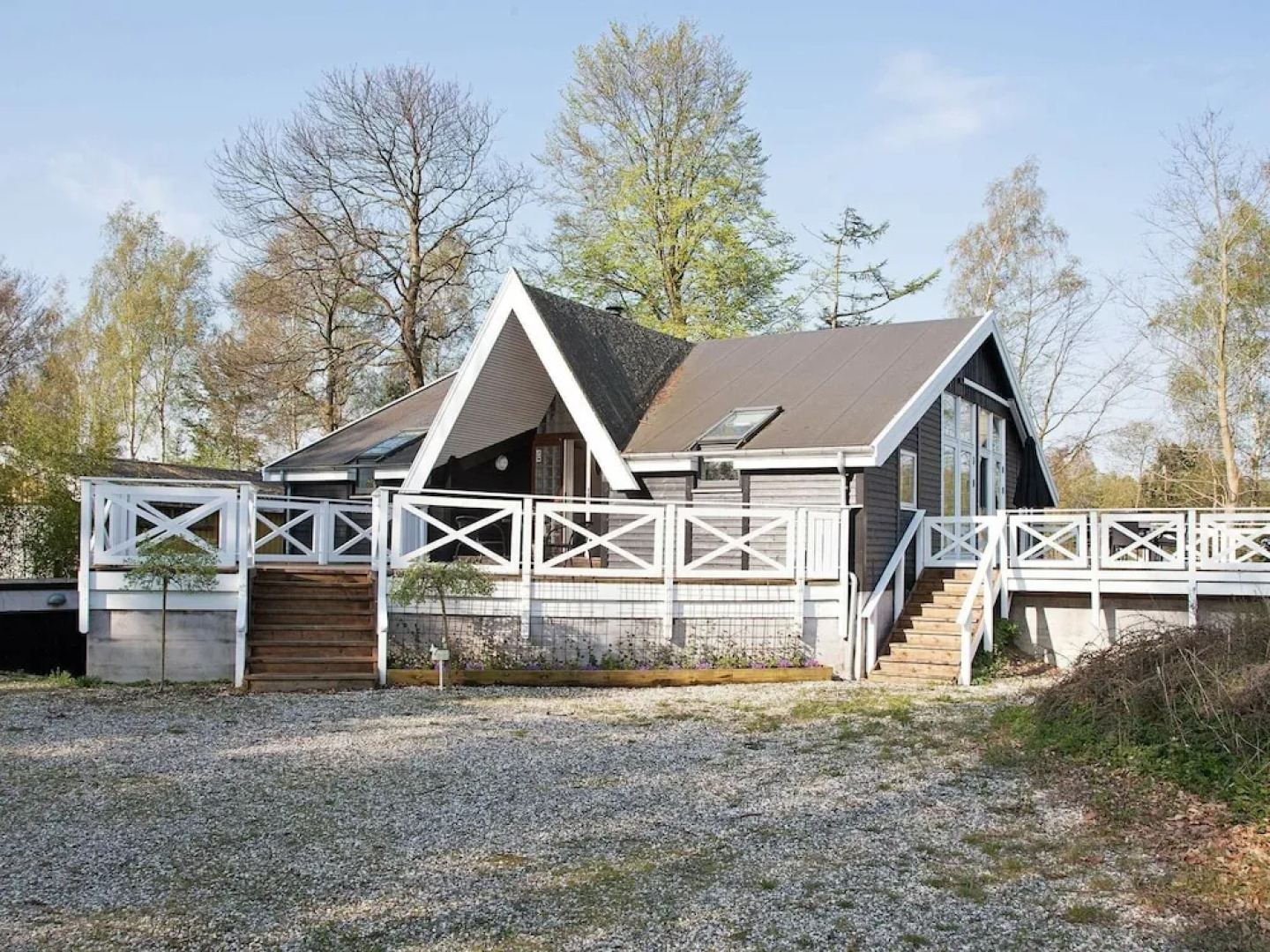 Rustic Holiday Home in Tikøb with Hot Tub & Sauna