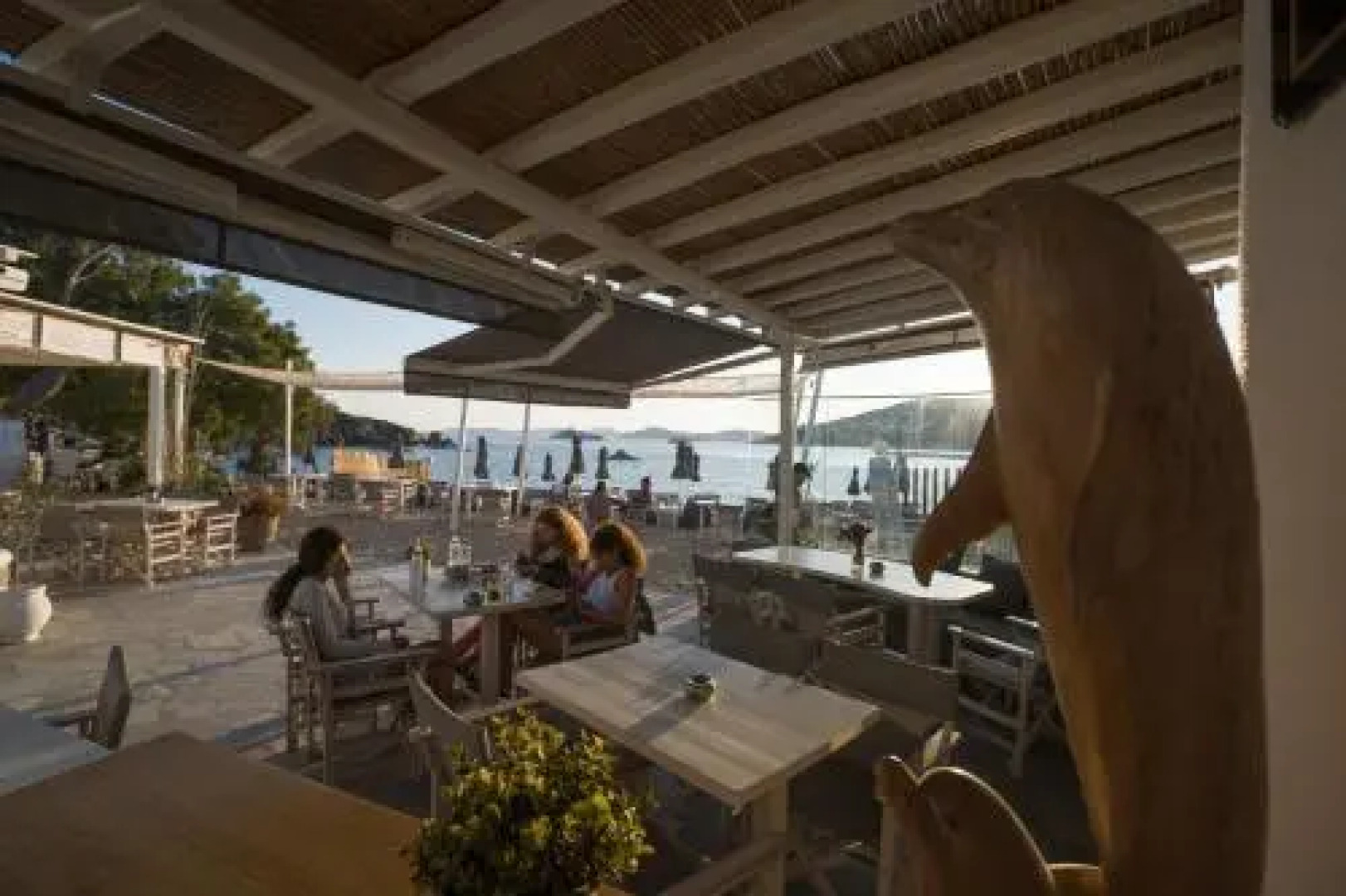 Agia Anna on the beach