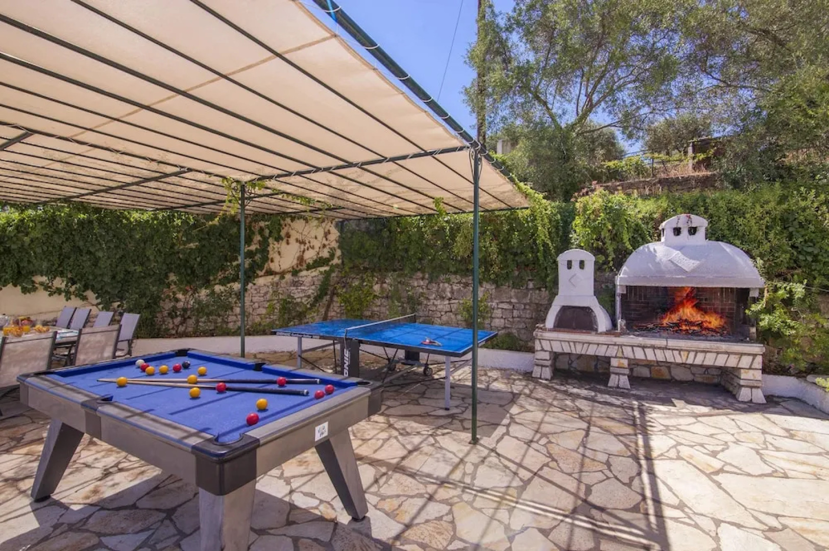 Villa Agathi with amazing view and pool