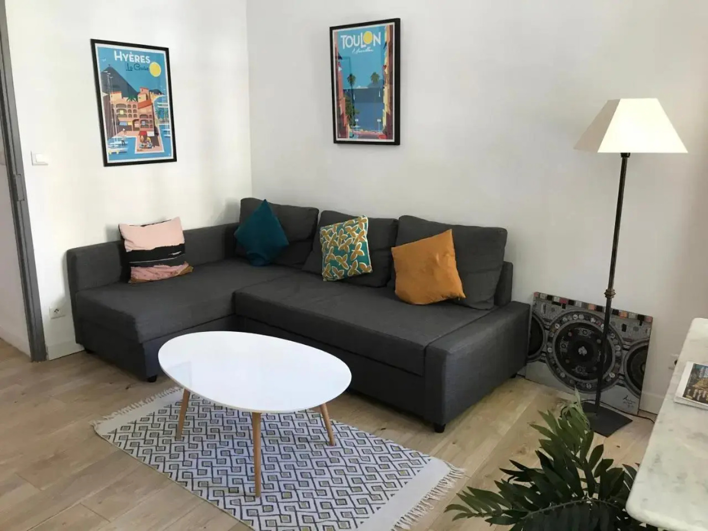 Grand T2 43m2 plages du Mourillon