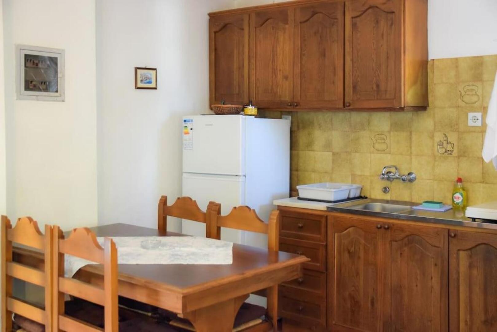 Apartment in summer house with large balcony