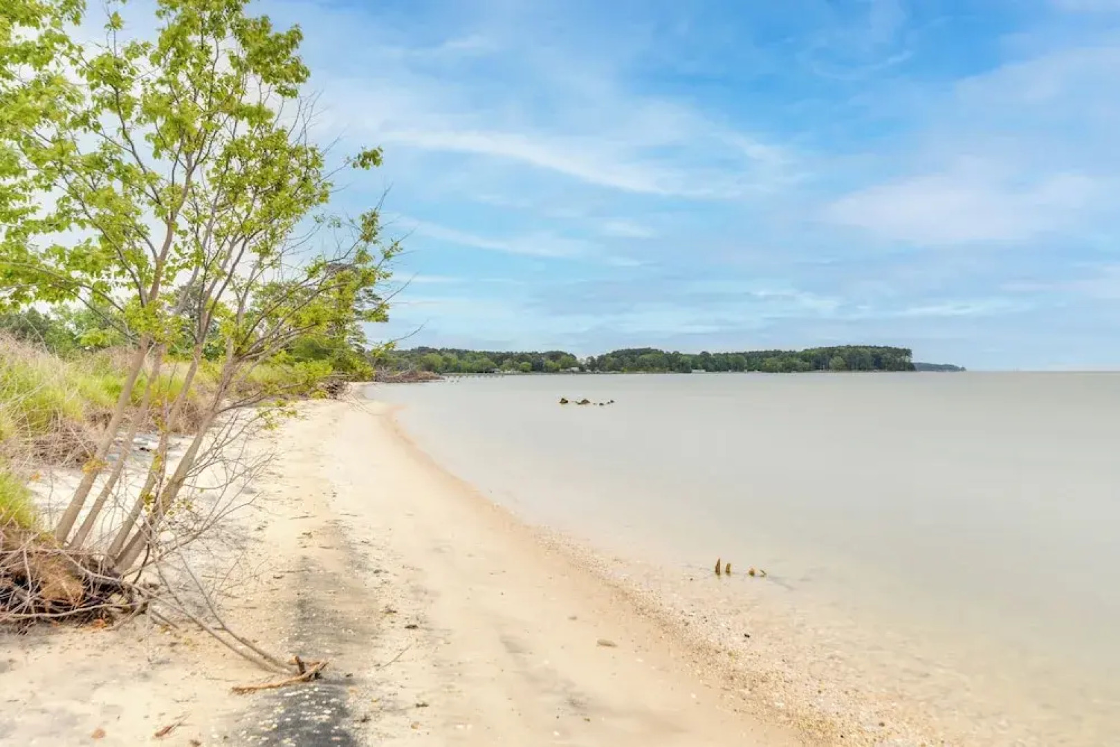 Waterfront Maryland Vacation Home: Private Beach!