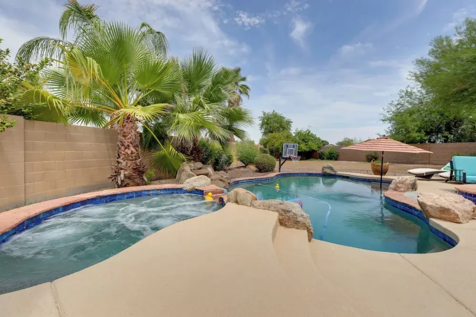 Maricopa Desert Oasis: Fenced Yard w/ Hot Tub