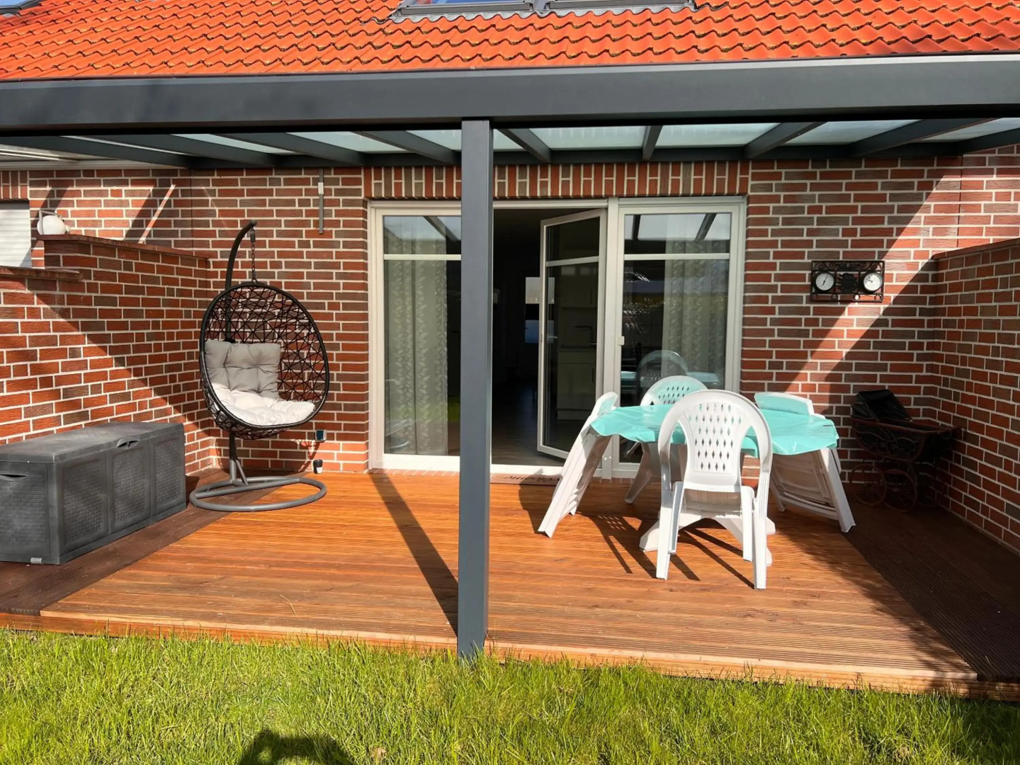 Ostfrieslands Perle Ferienwohnung an der Nordseeküste, Sauna, Terrasse, Garten, ruhige Lage, WLAN