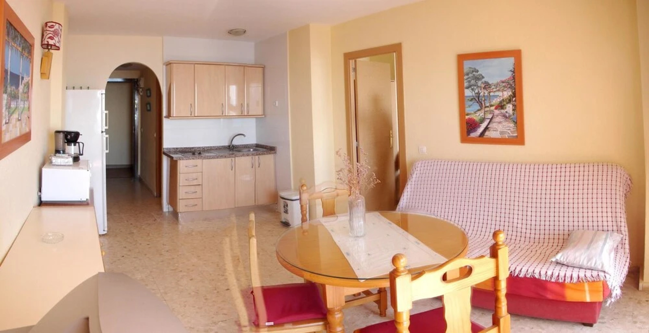 Apartment With one Bedroom in Fuengirola, With Wonderful sea View, Pool Access, Balcony - 10 m From the Beach