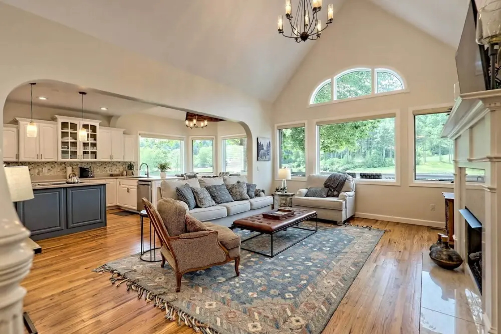 Chic Sky Valley Resort Home on Golf Course!