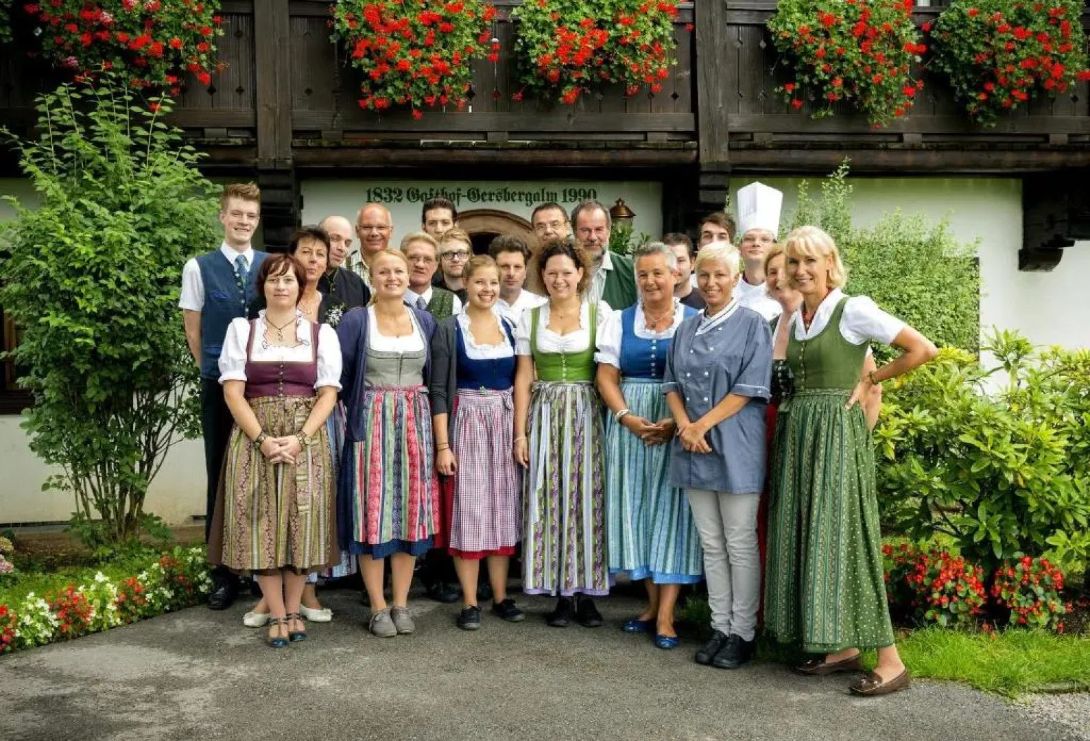 Romantik Hotel Die Gersberg Alm mit Panoramablick auf Salzburg