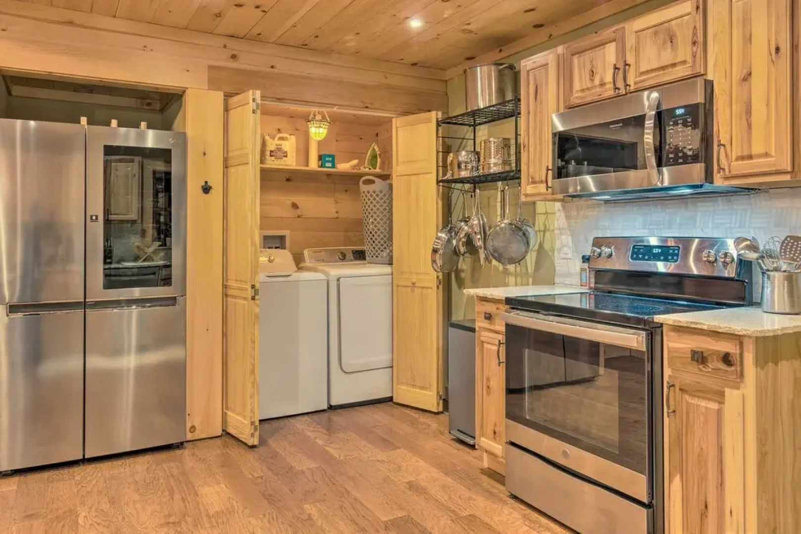 Deck & Views: Hendersonville Cabin, Roads Are Open