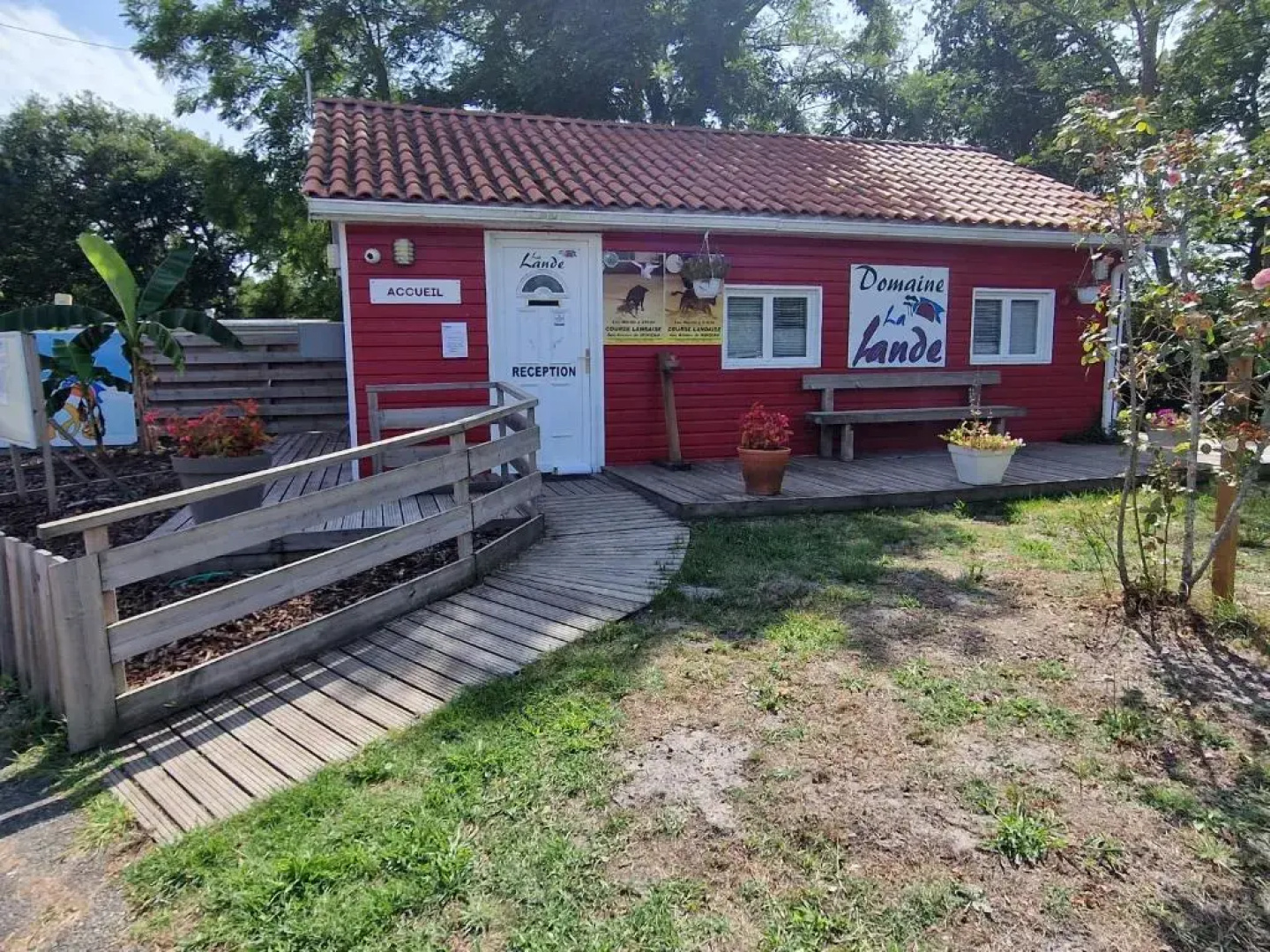 Grand Mobile Home Dans Camping