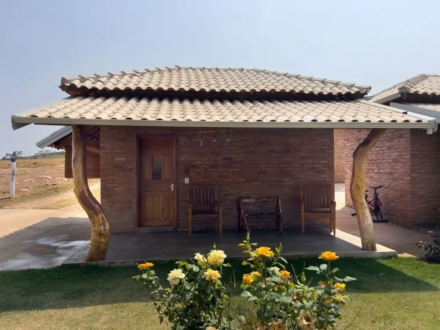 Chal com Vista e Acesso ao Rio Grande - MG