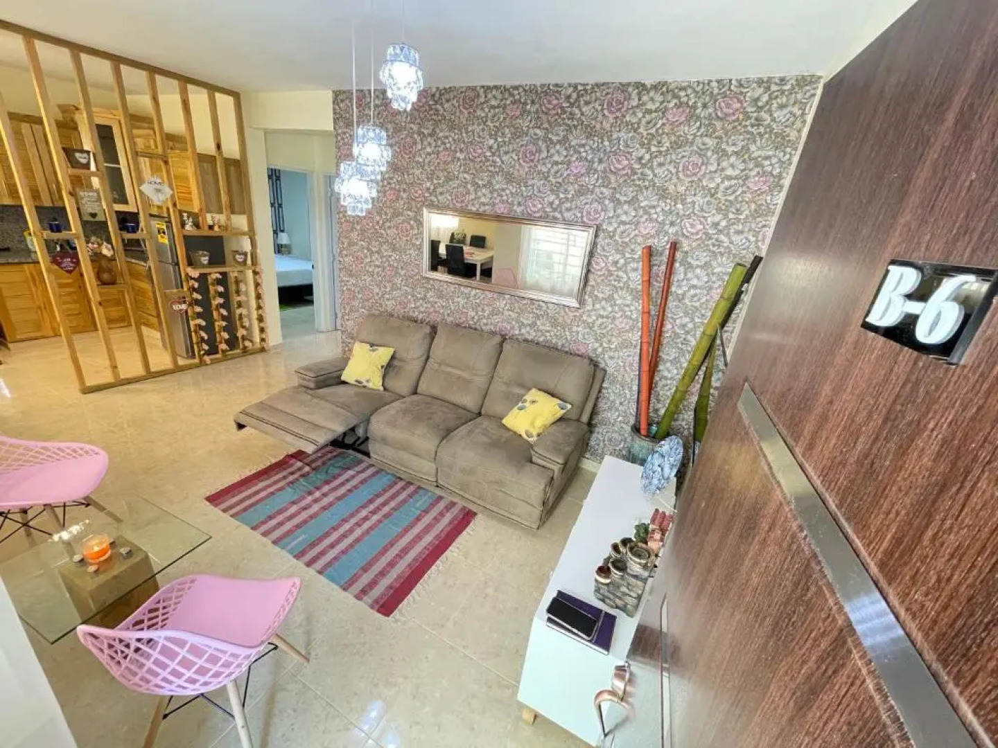 B-6 Apartamento Tipo Villa /piscina/BBQ/Acogedor en las montaña