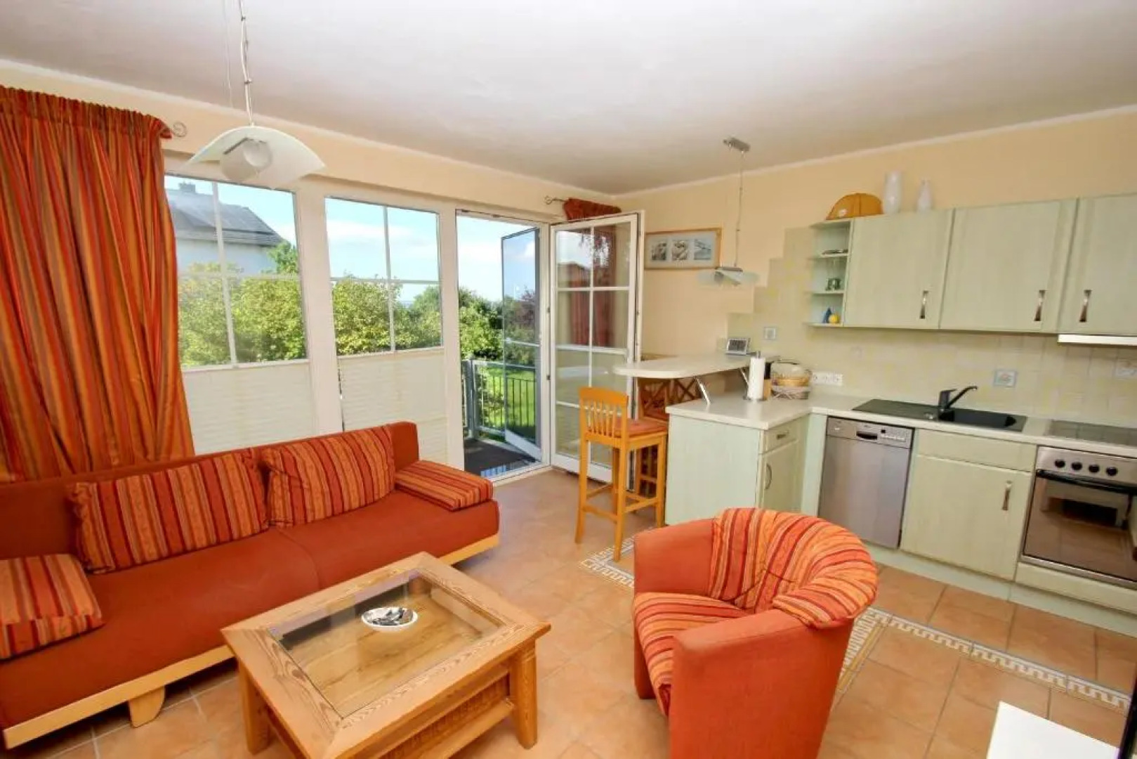 Strandvilla Böck FeWo 10 strandnah, Balkon, Meerblick