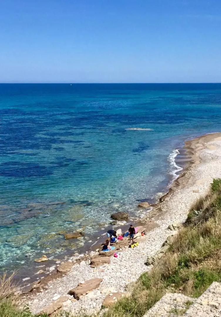 Sfondo Blu Villa sul mare