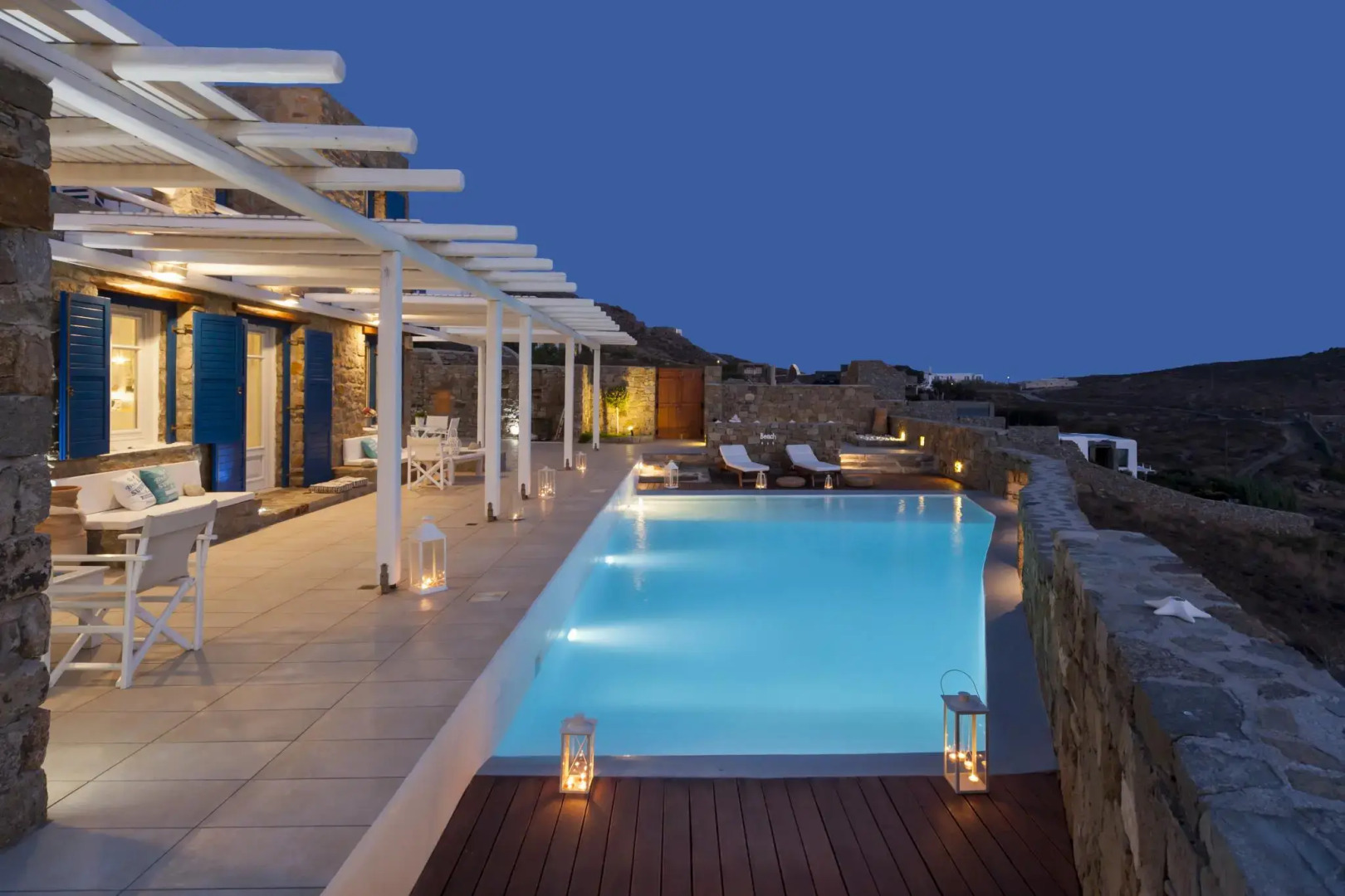 180 ° View PRIVATE Pool Villa Choulakia to enjoy SUN kissing SEA