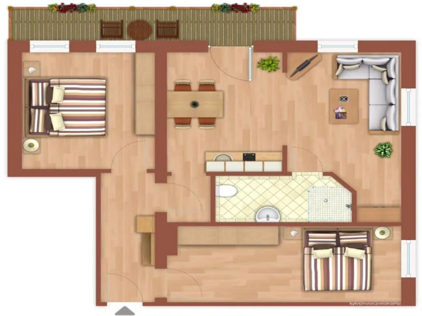 Auszeit im Thierseetal, familienfreundliche Ferienwohnung, FeWo 7