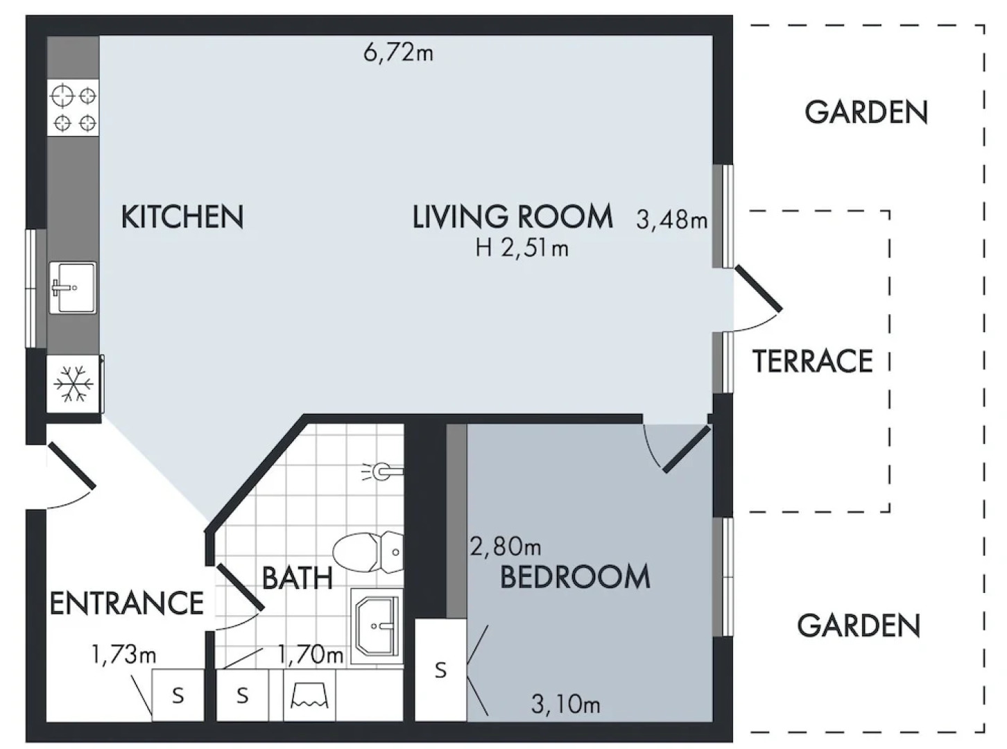 Sanders Passage - Lovely 1-bdr Apt in Rodovre
