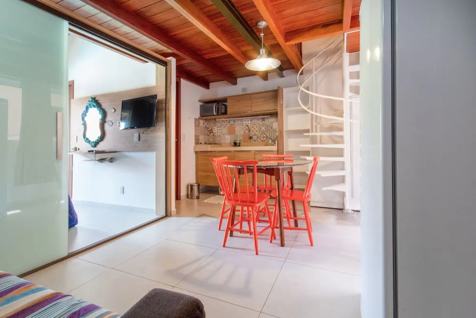 Confortável apart no Solar Água Pipa