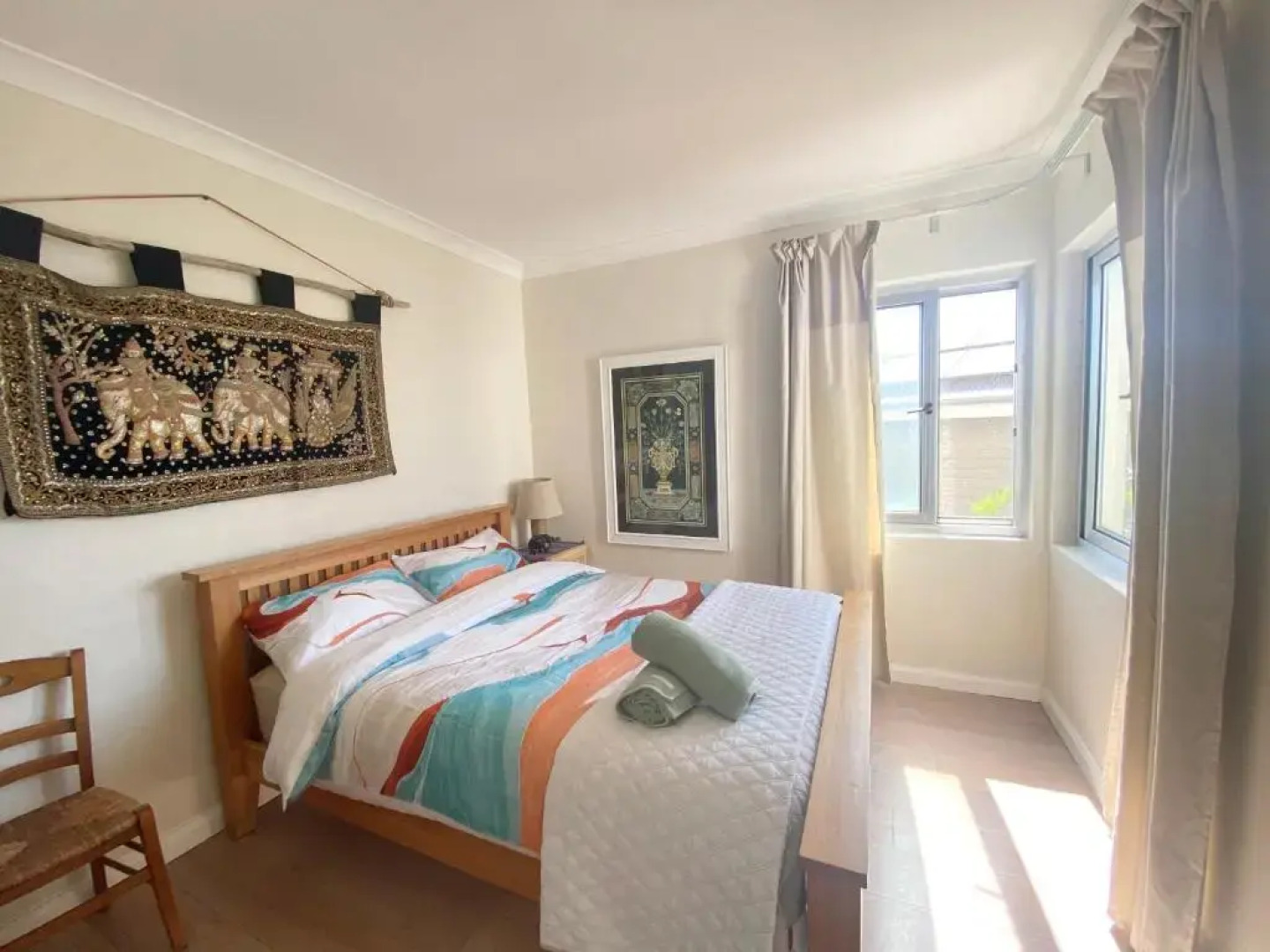 Beach bungalow on the ocean.