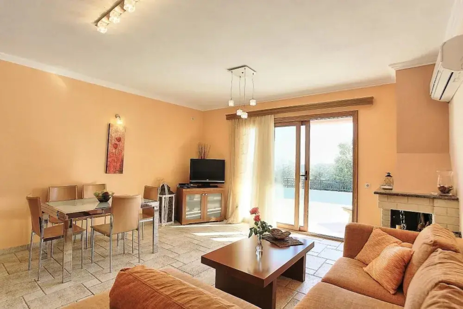 Villa Kyknos Large Private Pool Walk to Beach Sea Views A C Wifi Car Not Required Eco-friendl - 2329