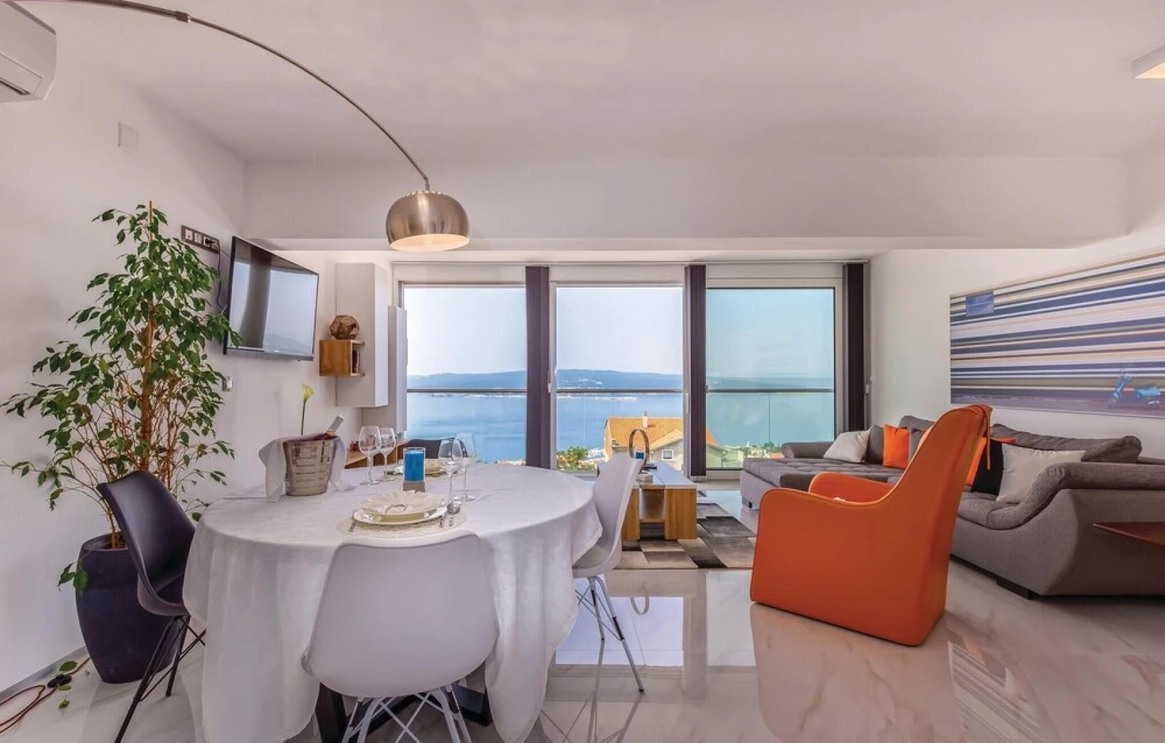 Beautiful Apartment in Crikvenica With Jacuzzi, Wifi and 1 Bedrooms