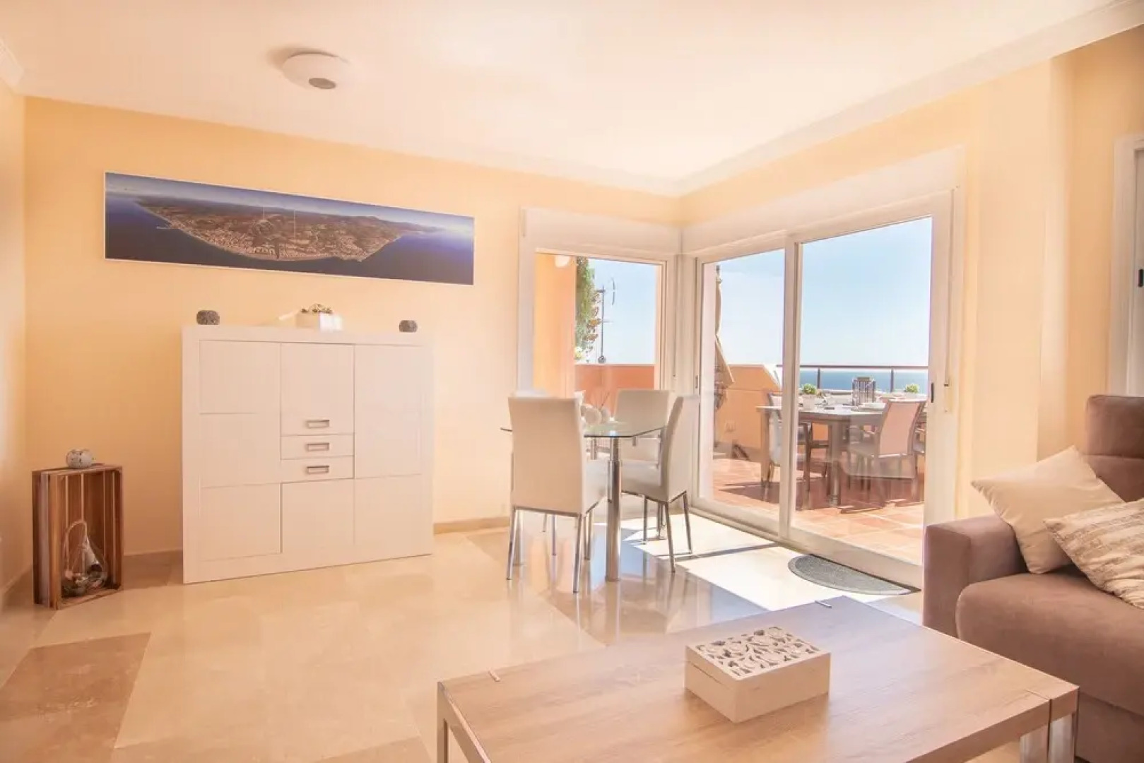 2242-Maravilloso atico 2 terrazas vista al mar