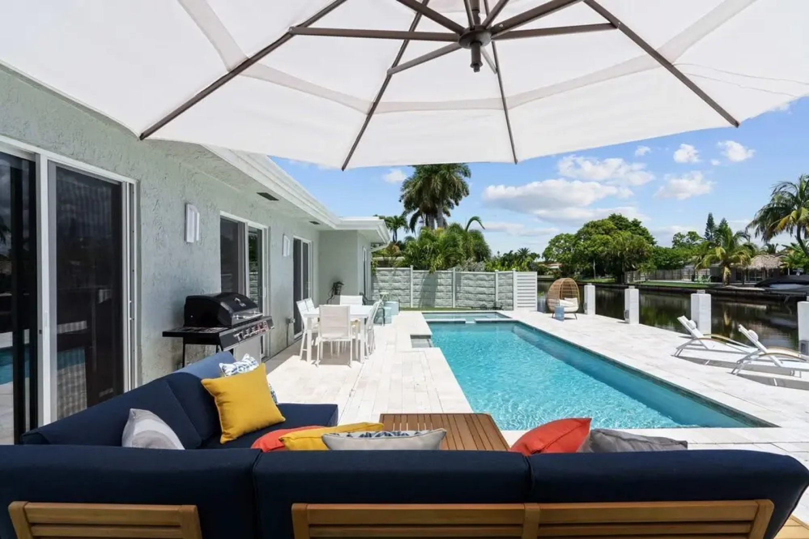 Waterfront Heated Pool Home