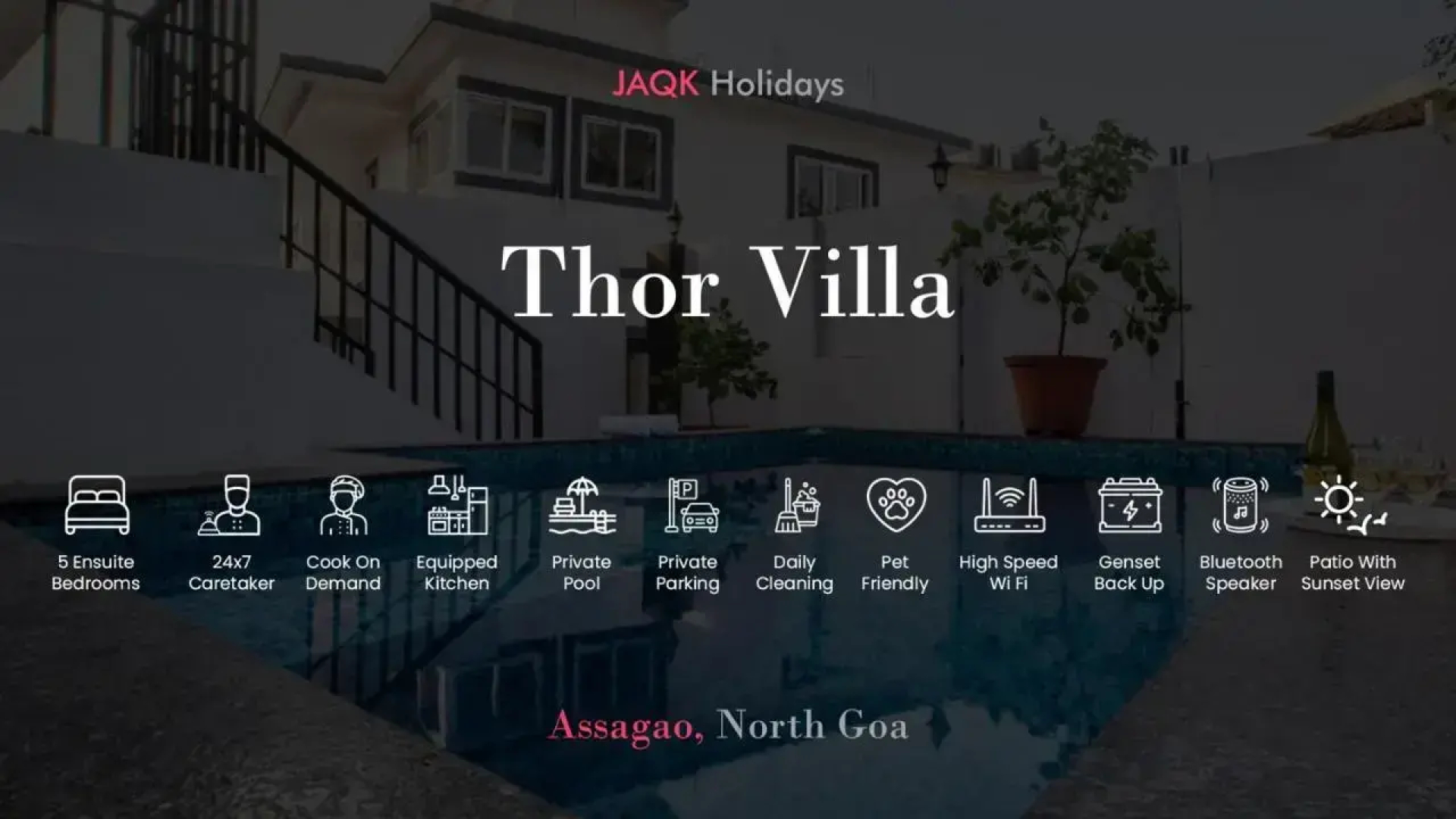 Thor Villa, 5BHK-Private Pool-Cook-Caretaker