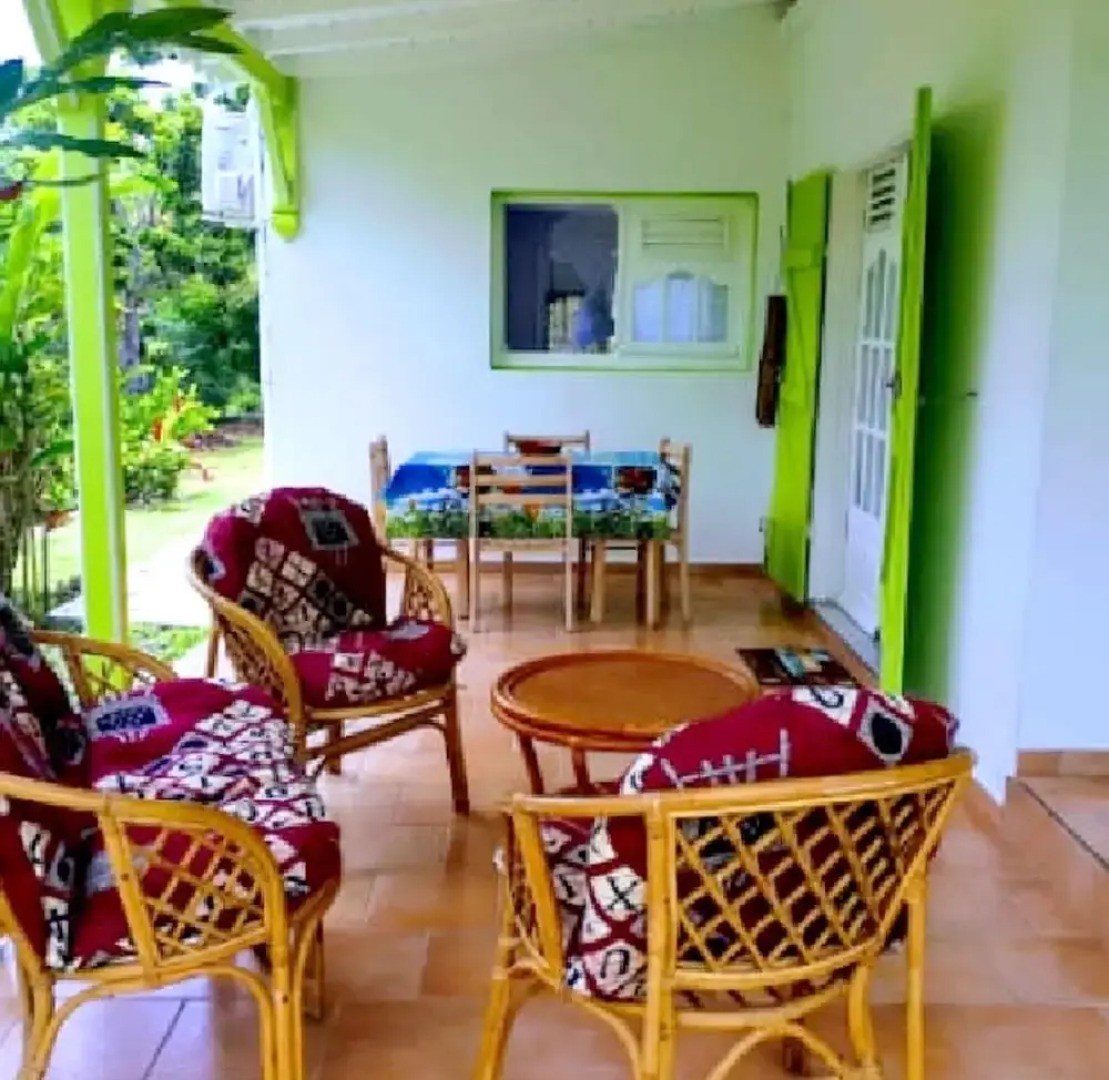 Studio in Capesterre de Marie Galante, With Wonderful sea View, Enclosed Garden and Wifi Near the Beach