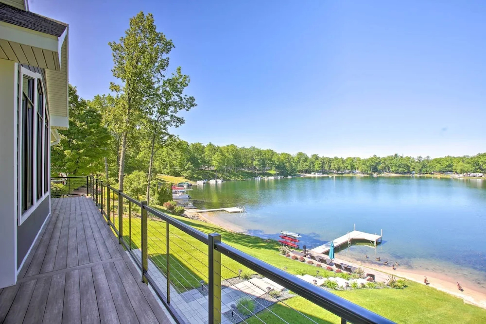 Waterfront Silver Lake Home w/ Private 40 Dock!