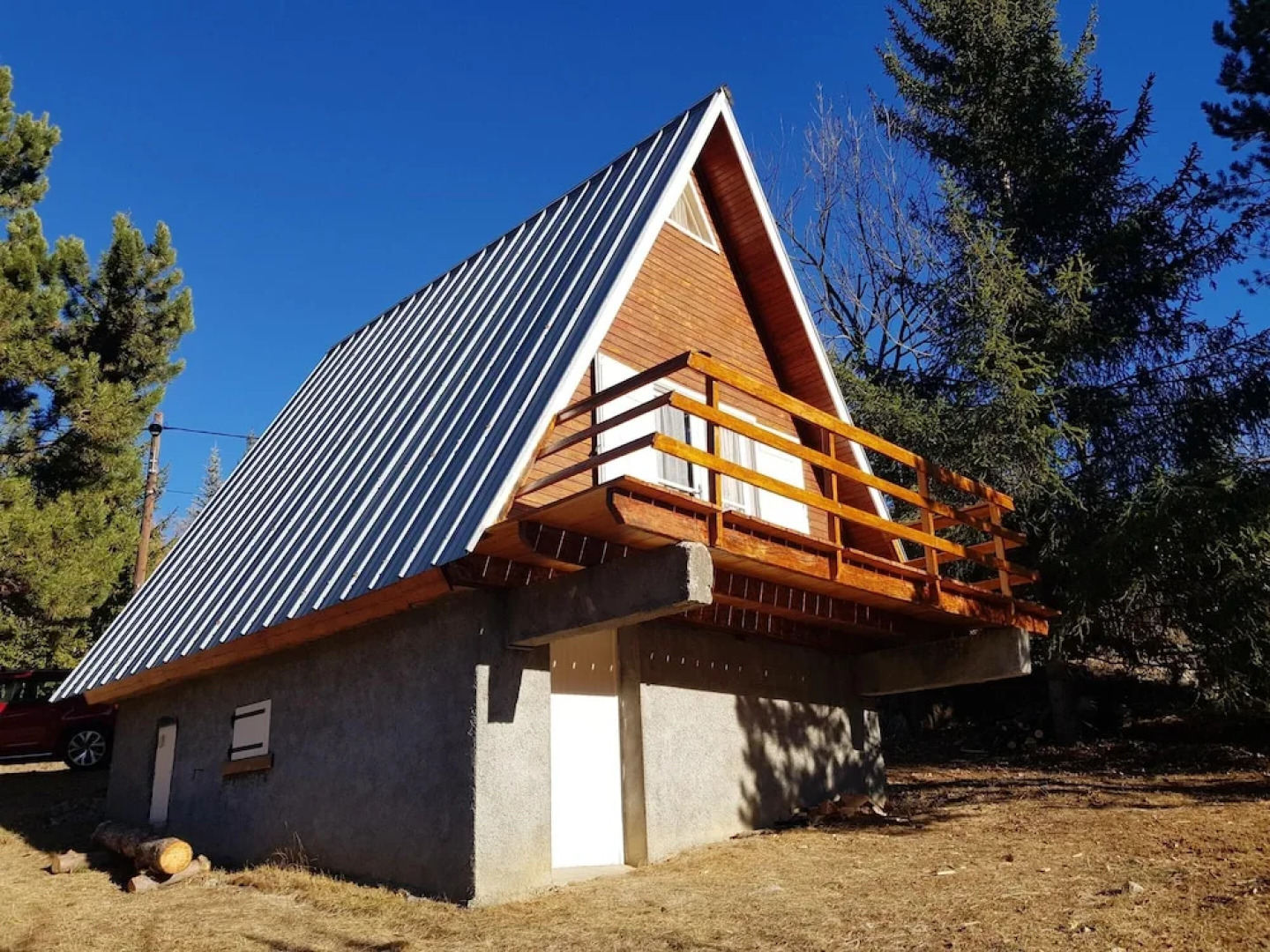 Chalet With 2 Bedrooms in Allos, With Furnished Garden - 3 km From the