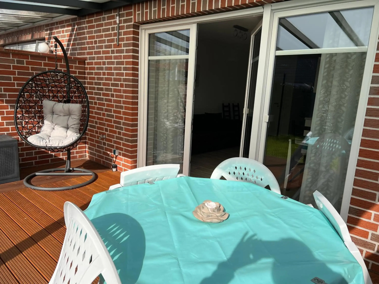 Ostfrieslands Perle Ferienwohnung an der Nordseeküste, Sauna, Terrasse, Garten, ruhige Lage, WLAN