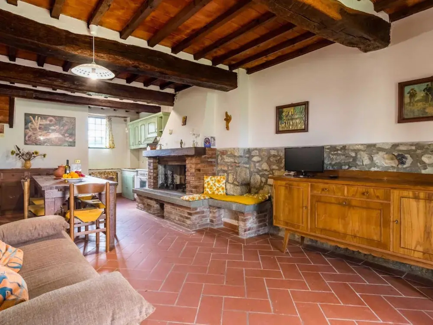 Farmhouse With Pool View